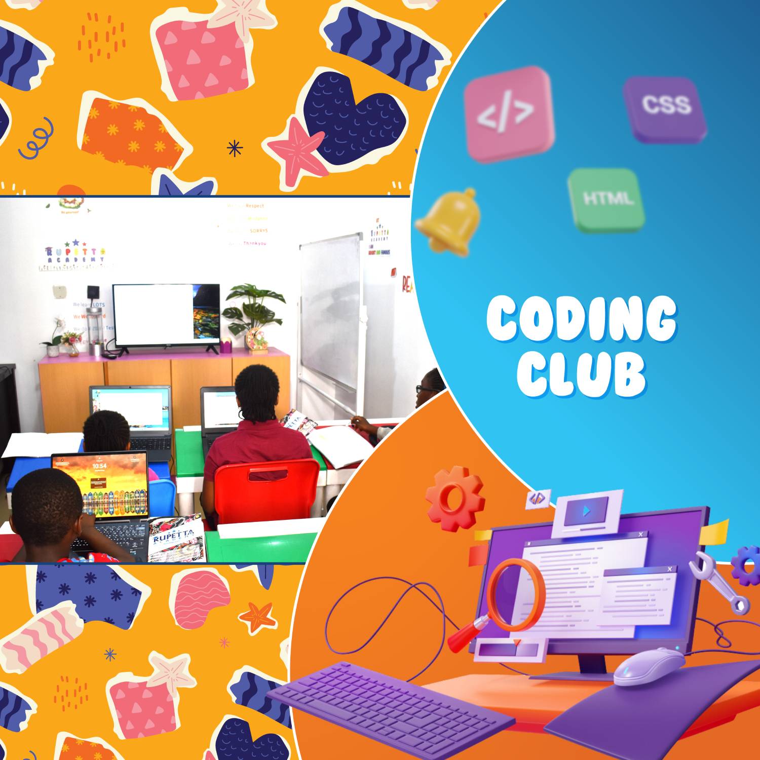 Rupetta Academy - Tech Swimmers Club - Coding Club